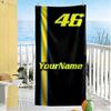Doctor46 Customizable Name Beach Towel Quickdry Soft Microfiber Ideal For Travel Outdoor Swim Pool Yoga Surf Camping Hiking Gym Gift Holiday