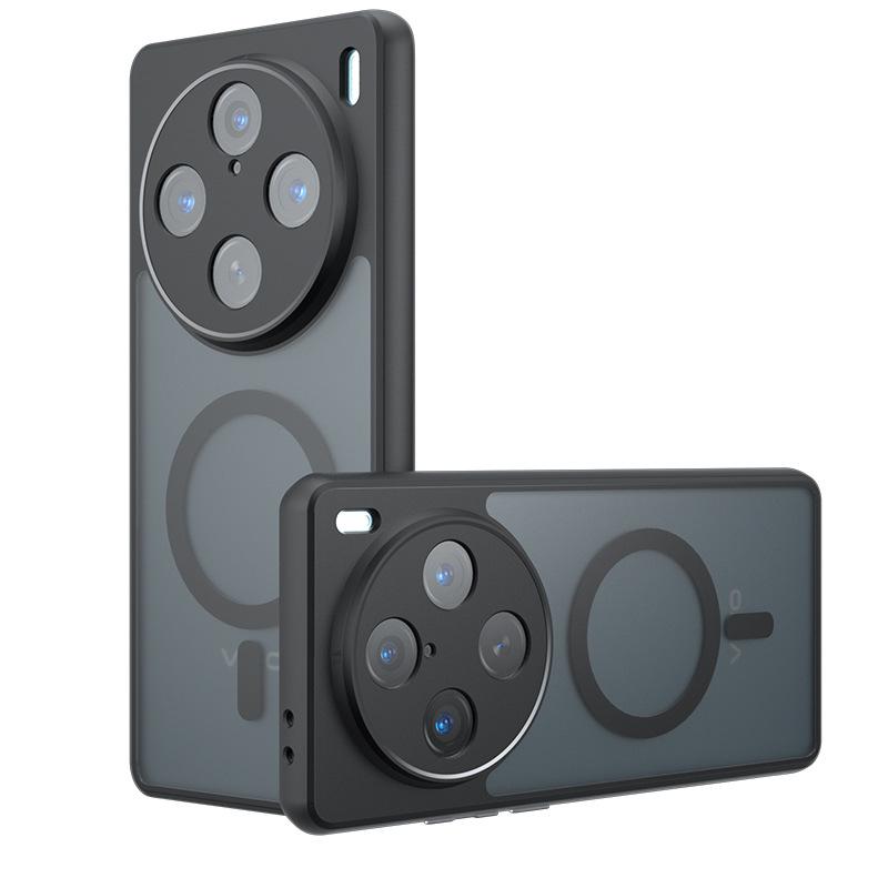 

Vivo X100 Магнитный защитный чехол для трансграничной торговли - Защита от падений и Хит продаж X100S чёрный