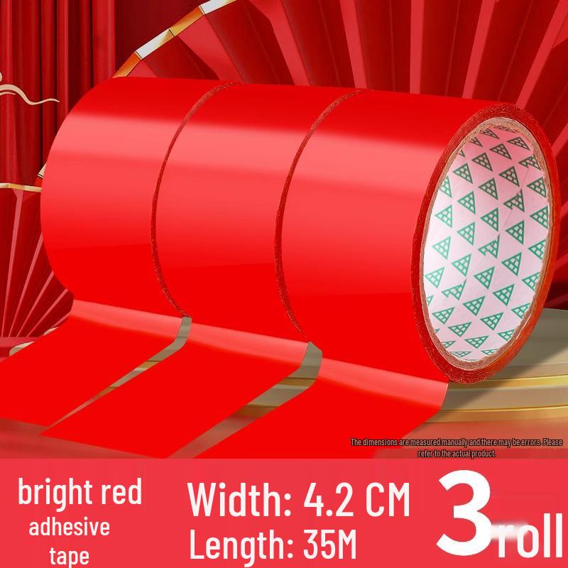 Double Happiness Red Wedding Tape: Festive Adhesive for Decorations and Sealing