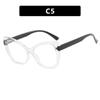 New Anti Blue Light Glasses Fashionable Women Color Blocked Cat Eye Glasses Luxury Decorative Glasses Design