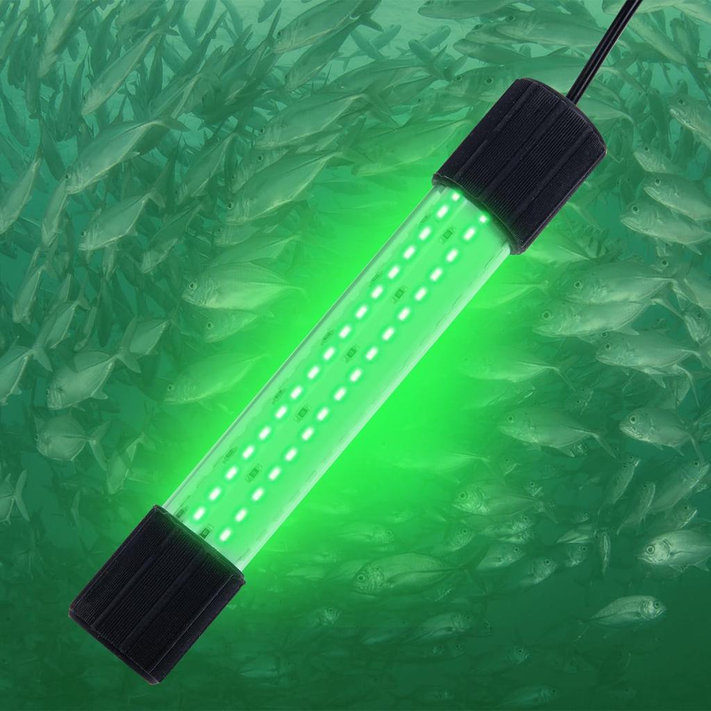Goture Fishing Light Underwater Light 126leds Underwater Fishing Light Underwater Light Fishing Light High Brightness Green 15W 5M Fishing Light
