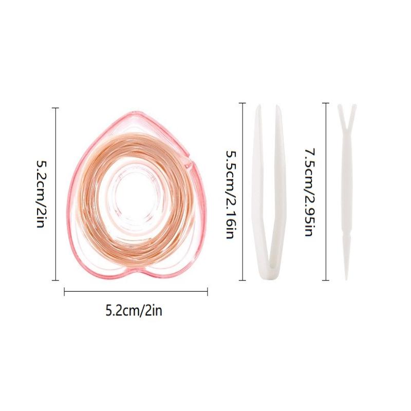 360Pcs/Roll Skin Tone Invisible Tapes Double Stickers Eye Makeup Supplies For Hooded Eyes Lifter Strips Traceless Tape Adhesive