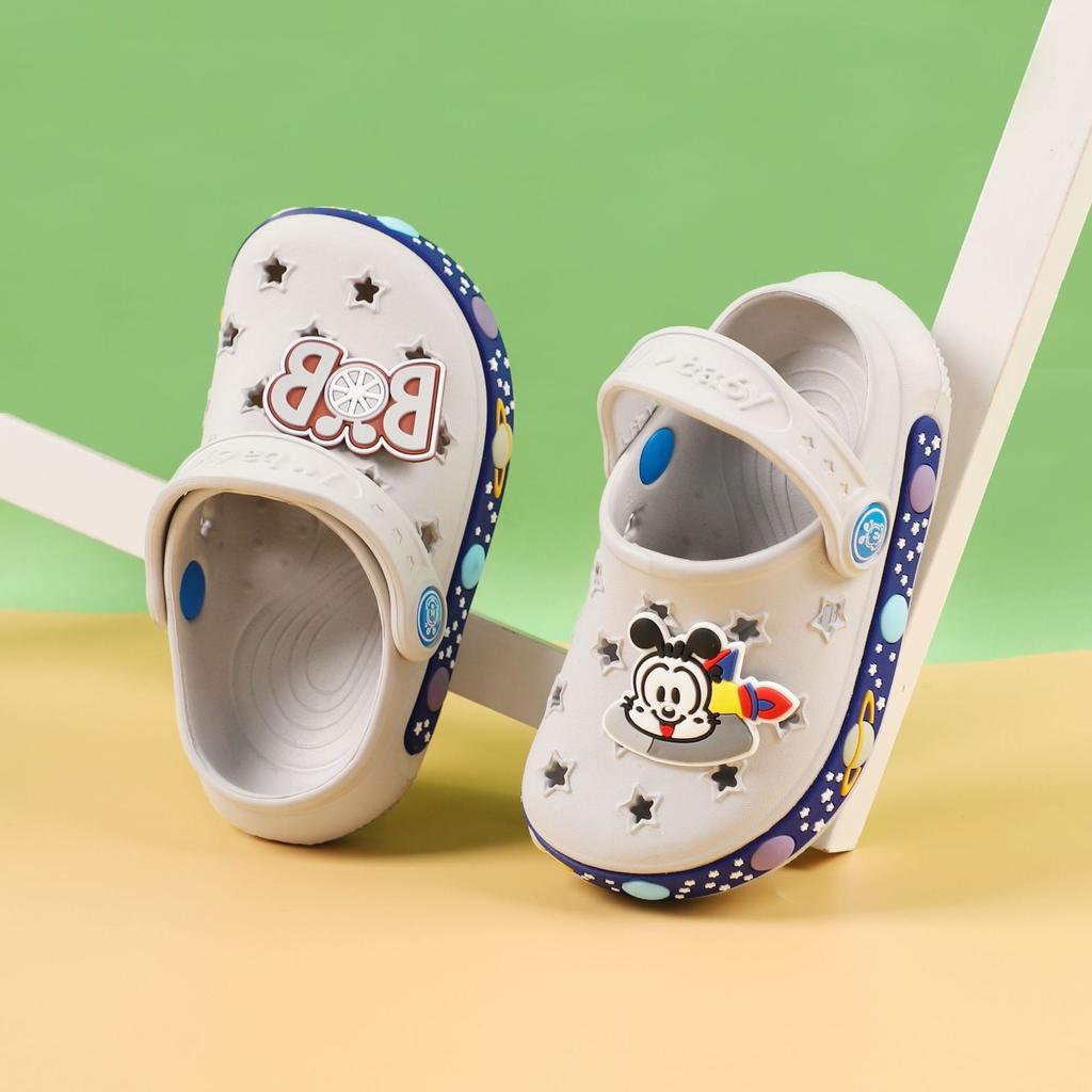 Babu bean children's hole shoes summer children's cartoon cool slippers breathable beach hole shoes
