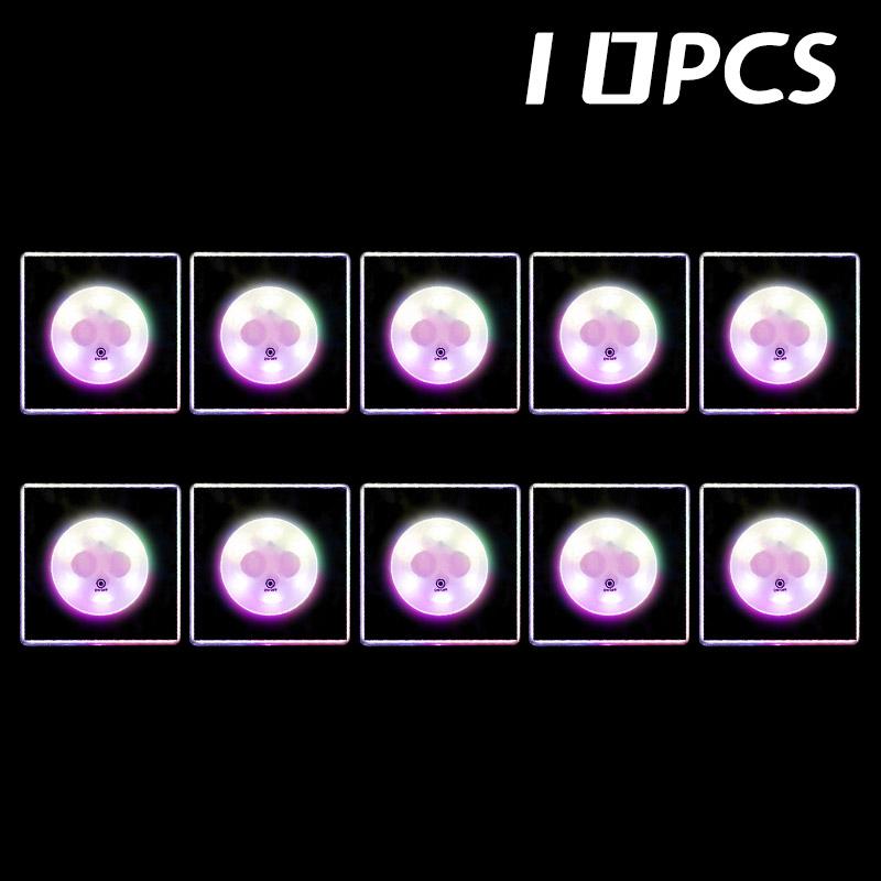 1/10/20/30PCS LED Coaster Light Up Coasters Stickers Liquor Bottle Drink Luminous Cup Mat Club Bar Party Car Wedding Vase Decor