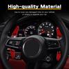Car Steering Wheel Shift Paddles Shifter Carbon Fiber Gear Plate For Porsche Taycan Panamera Macan 911 992 Interior Trim