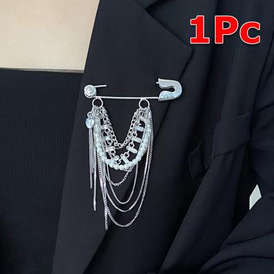 1PC Brooch Accessory Daily Wear Pants Chain Gift Accessory Multi-Functional Pin Fashionable Multiple Options Available