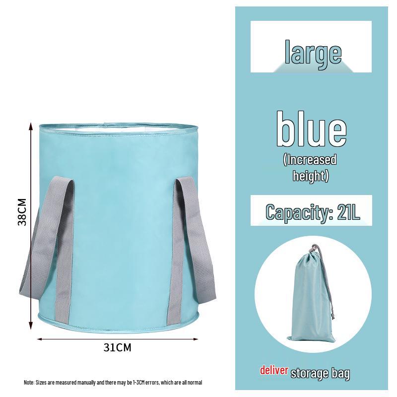 Winter Portable Multifunctional Foot Bath Bucket - Insulated & Foldable for Home or Dorm Use