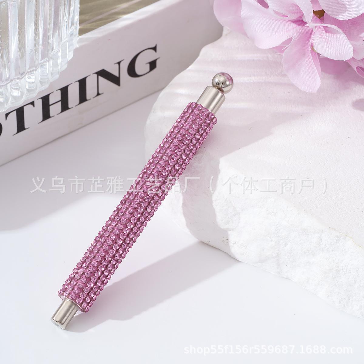 Diamond Nail Art Cat s Eye Cylinder Magnet Tool Fancy Lightning Magnet Multifunctional Magnet Cat s Eye Glue розовый