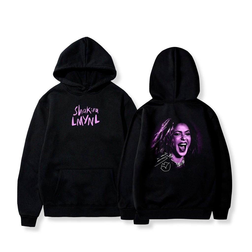 Felpa Las Mujeres Ya No Lloran World Tour Shakira Felpe Grafiche Casual Larga Oversize Felpa con Cappuccio Tuta di Alta Qualità Abbigliamento Femminile Maschile