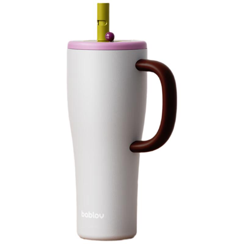 BabloV Floral 316L Stainless Steel Insulated Straw Tumbler