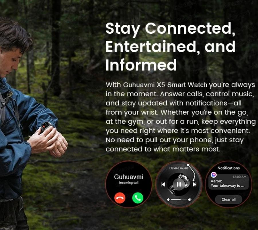 2026 New Built-in GPS Smart Watch Compass Altimeter Navigation Tracker 50M Waterproof 170+sports Modes Bluetooth Call AMOLED HD Smartwatch