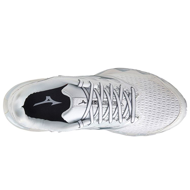 Mizuno Prophecy 11 Trend Fabric Leather Durable Breathable Rebound Low Top Training Running Shoes Unisex Sneaker White Gray J1GC224952