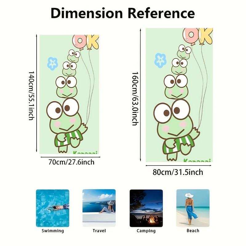 1pc Beach Towel | Durable Polyester, Cartoon Characters, Perfect for Summer, Beach, Pool, and Party Decorations, Vibrant Design