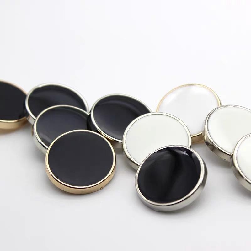 Button Flat Dripping Buttons Oil Metal Clothing Coat Accessories Manualidades DIY Suits Sewing