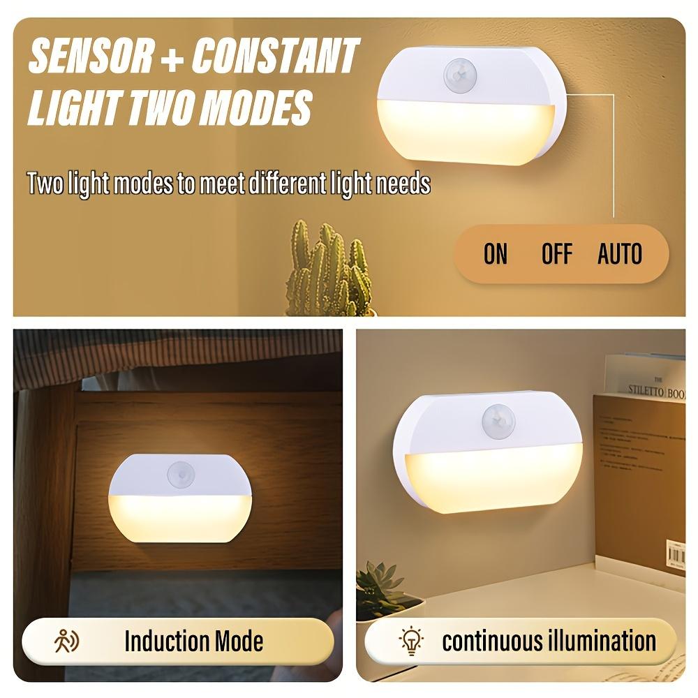 Rechargeable magnetic night light Smart sensor light Bedside night light Three lighting modes Smart sensor Infinite dimming
