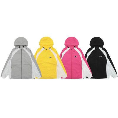 Corteiz Devil's Island Patchwork Softshell Hooded Windbreaker - Men's & Women's Trendy Mountaineering Jacket