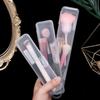 1 Stück mit Deckel Make-up Pinsel Aufbewahrungsbox Augenbrauenstift Geschirr Essstäbchen Beauty-Tools