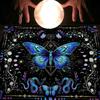 Tarot Tischdecke Schmetterling Blume Astrologie Altartuch Wahrsagekarten Tischdecke Wandteppich Hexerei Zubehör