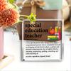 Special Education Teacher Plaque - Heartfelt Definition Gift for SPED Educators