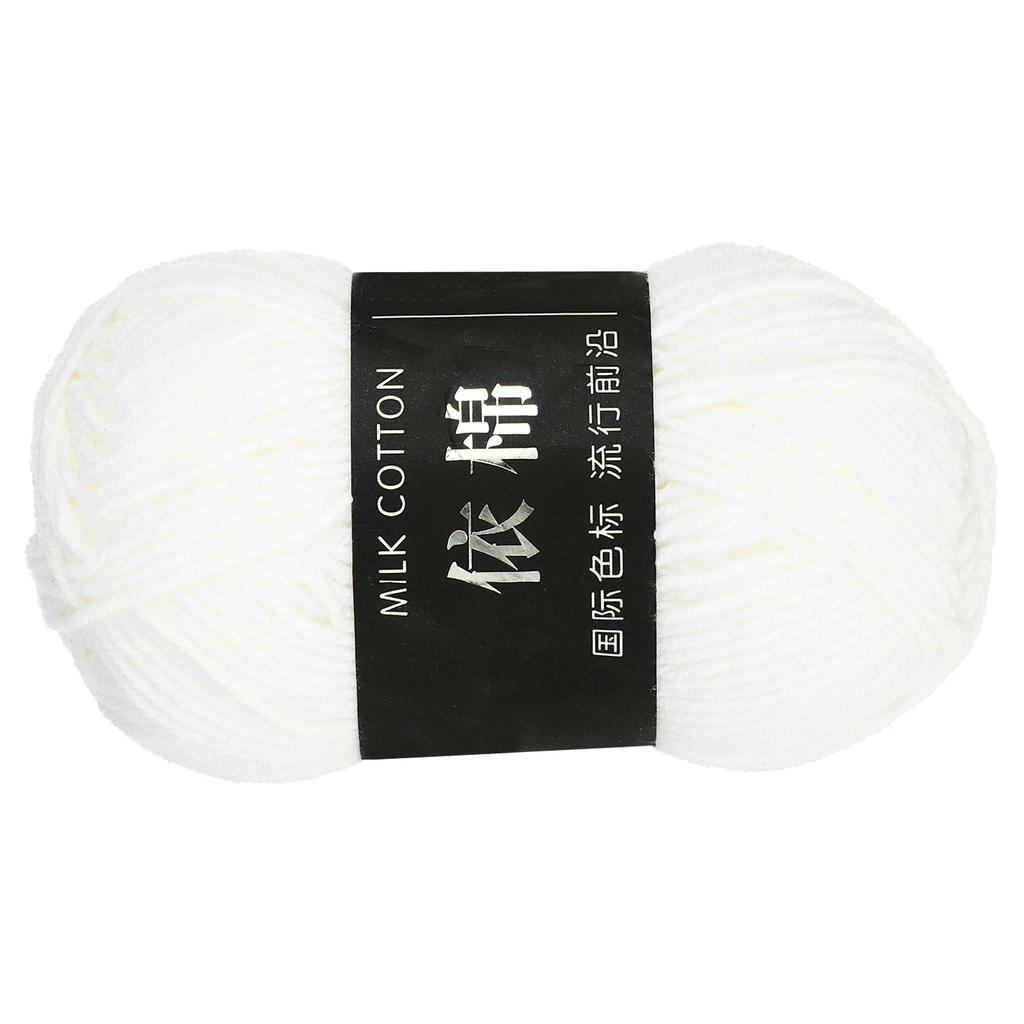 1 Knäuel Baumwollgarn 60% Baumwolle 40% Acryl Strickgarn Häkelgarn Deckengarn zum Häkeln