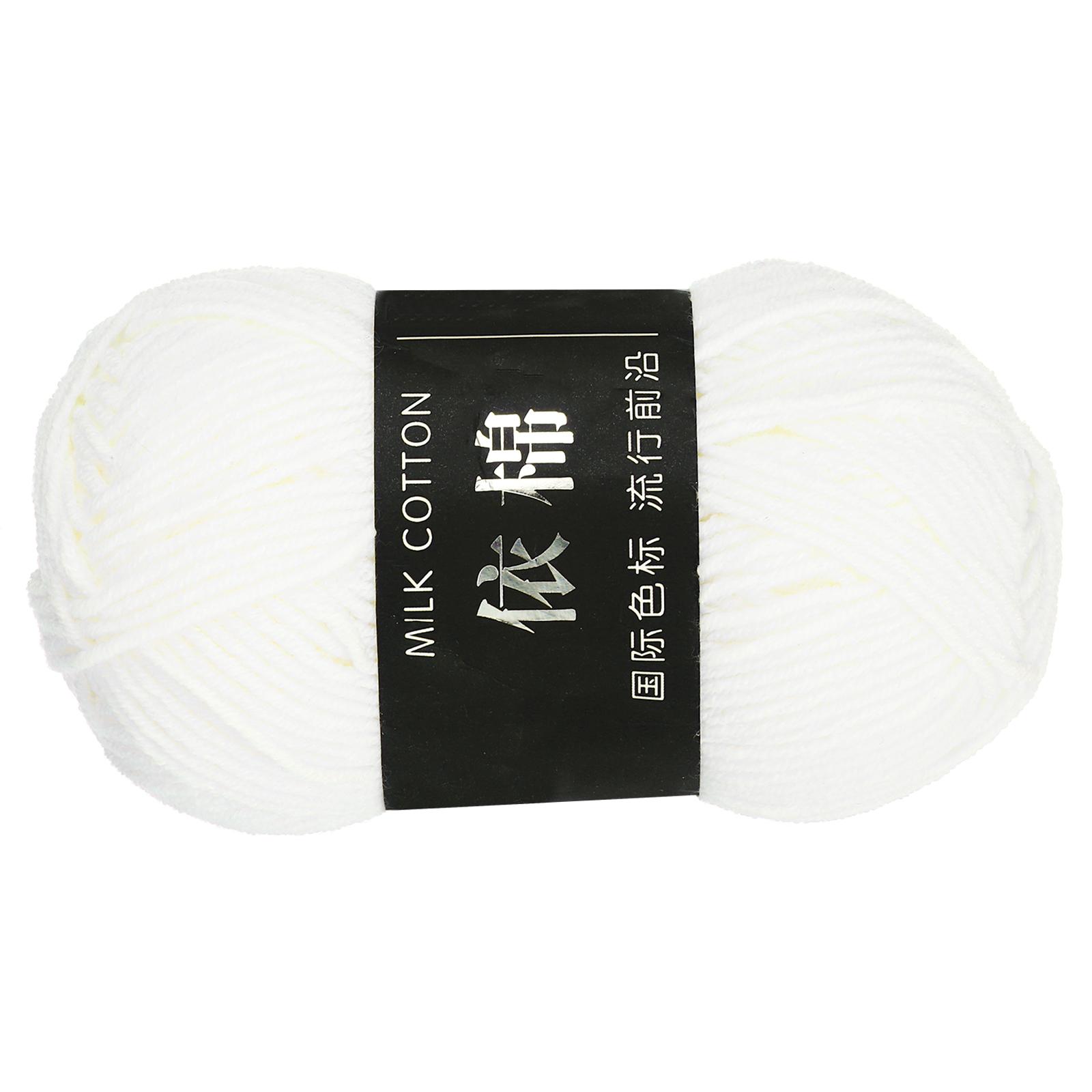 

1 Skein Cotton Yarn 60% Cotton 40% Acrylic Knitting Yarn Crochet Yarn Blanket Yarn for Crocheting