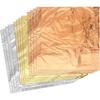 100 pièces de Papier d'Artisanat DIY Feuille Dorée pour Scrapbook et Décoration d'Intérieur. Peinture, Matériaux pour Ongles, Décoration d'Artisanat DIY