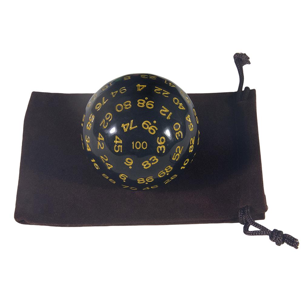 D100 Dice DND Polyhedral Dice with Bag Game for DND Role Playing Game