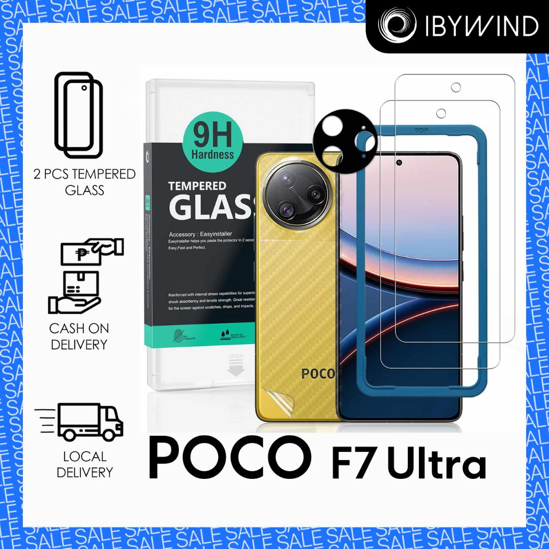 

Xiaomi POCO F7 Ultra / F7 Pro / F7 / F6 (Redmi Turbo 3) / F6 Pro / F5 / F5 Pro 5G Tempered Glass by IBYWIND – 9H Hardness, Anti-Scratch, POCO F7 Ultra