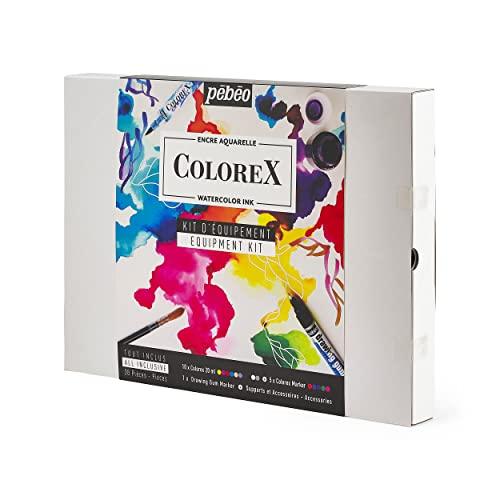 Pebeo Color Ink (Water-Based Alcohol) COLOREX Equipment Box