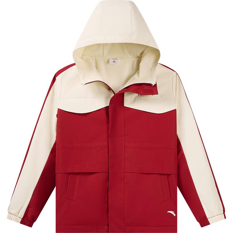 Anta Kids Girls  Velour Hooded Sport Jacket 150
