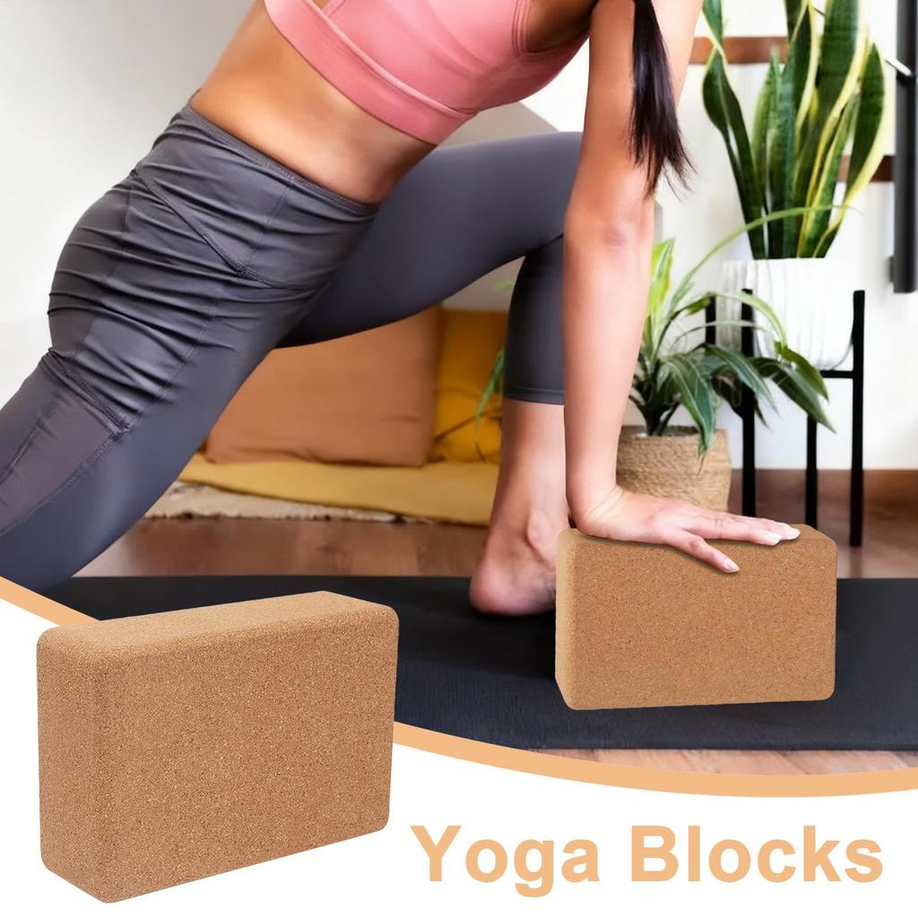 Yoga Block Pilates Stretching Equipment High Density Stretching Block for Home Gym Fitness Office Travel Workout Exercise