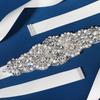 Ribbon Bridal Belt Long Bridal Sashes Sweet Wedding Belt  Women