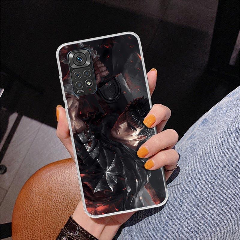 Black White G-Guts B-Berserks Phnoe Case for Phnoe Case for Xiaomi Redmi Note 15 14 14S 13 Pro Plus 12 12S 11S 11E 10S 10 11T 5G