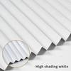 Self‑Adhesive Pleated Window Curtain,No Drill Blackout Privacy Shade for Bedroom Home