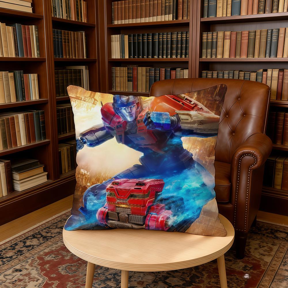 T-Transformers-ES Cartoon O-One-ES cushion cover Home Office Birthday Anniversary Gifts Soft Skin Friendly Cushion Cover