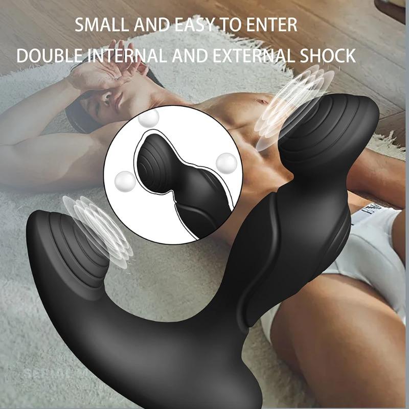 Sex Toys Anal Vibrators Finger Prostate Massage Butt Plug Prostate Stimulator Anus Male Masturbator Plug Sex Toys For Men Gays
