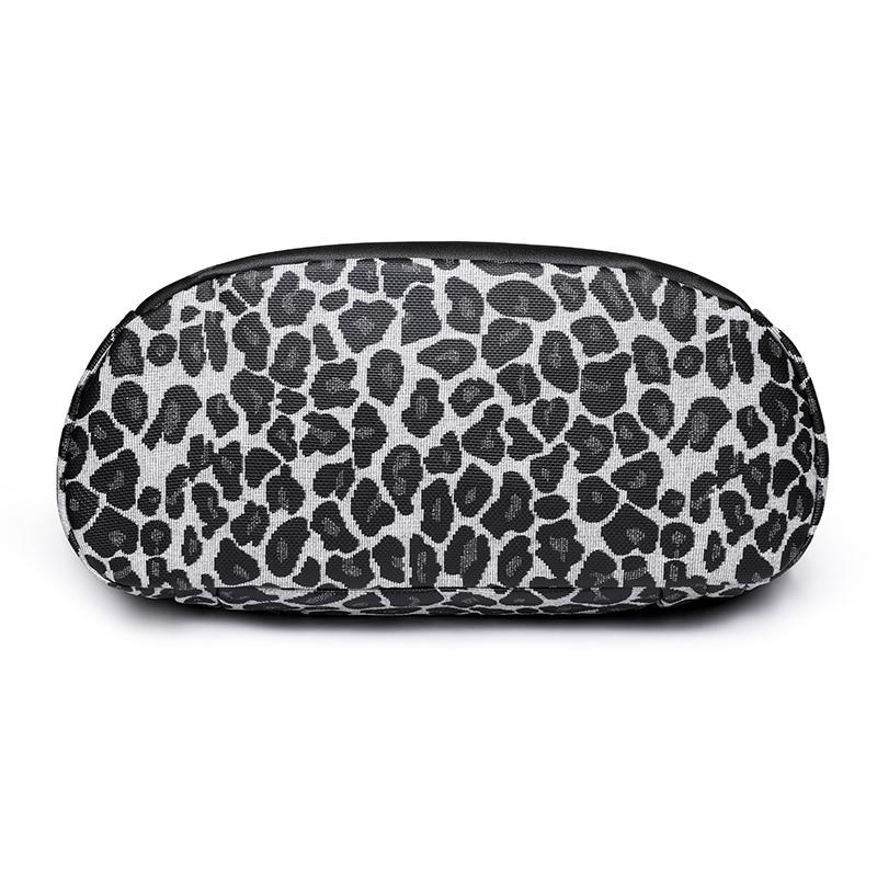 Rucksack Damen Ledertasche Große Kapazität Leopardenmuster Student Schultasche Damen Reiserucksack