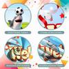 Welcome Shark Soccer Door Cover Cartoon  Festive Event Banner Welcome Shark Soccer Backdrop Water Splash Effect