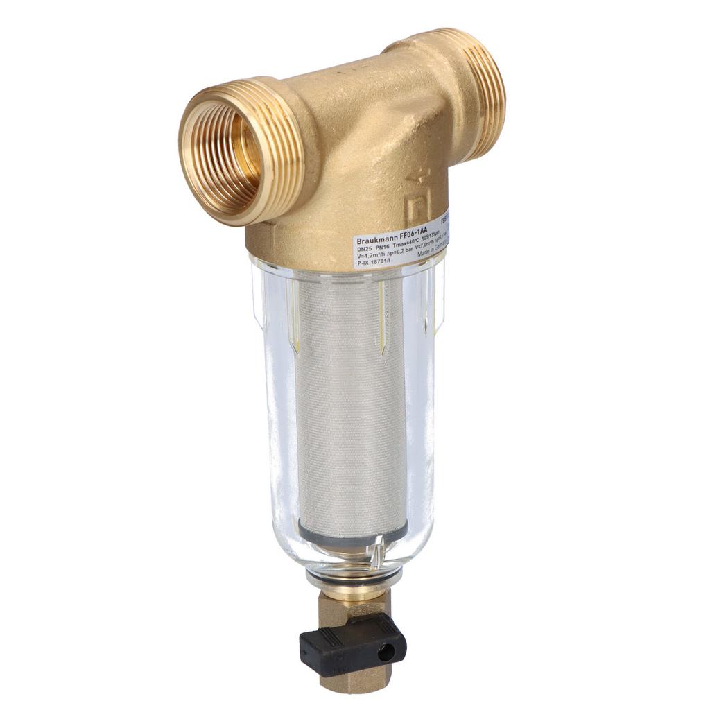 Mini-Plus Drinking Water Filter, 1 Inch, with Flush