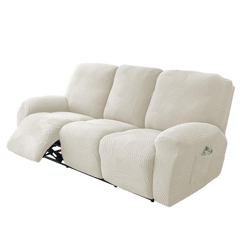 Husa Jacquard Elastică pentru Canapea Reclinabilă cu 1/2/3 Locuri Husa Anti-murdărie pentru Fotoliu Reclinabil pentru Sufragerie