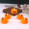 LED Halloween Pumpkin Lantern - Ghost Festival Decoration, Electronic Candle Lamp, Luminous Night Light.