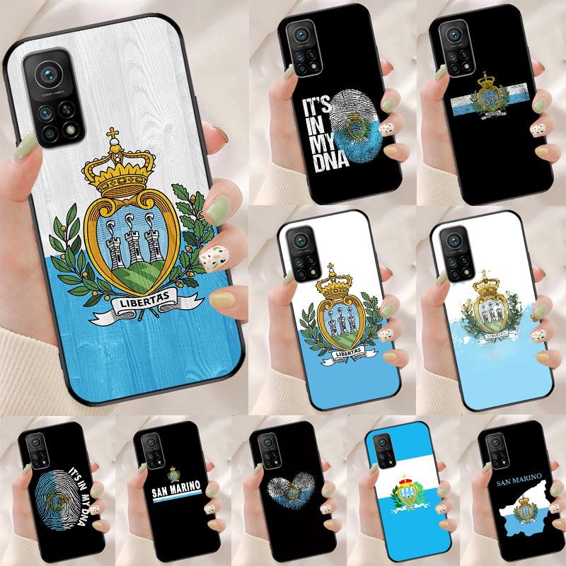 San Marino Flag Cover For Xiaomi 13T 11T 12T 14T Pro 13 14 15 Ultra POCO X7 Pro X3 X5 X6 F5 F6 M6 Pro Case
