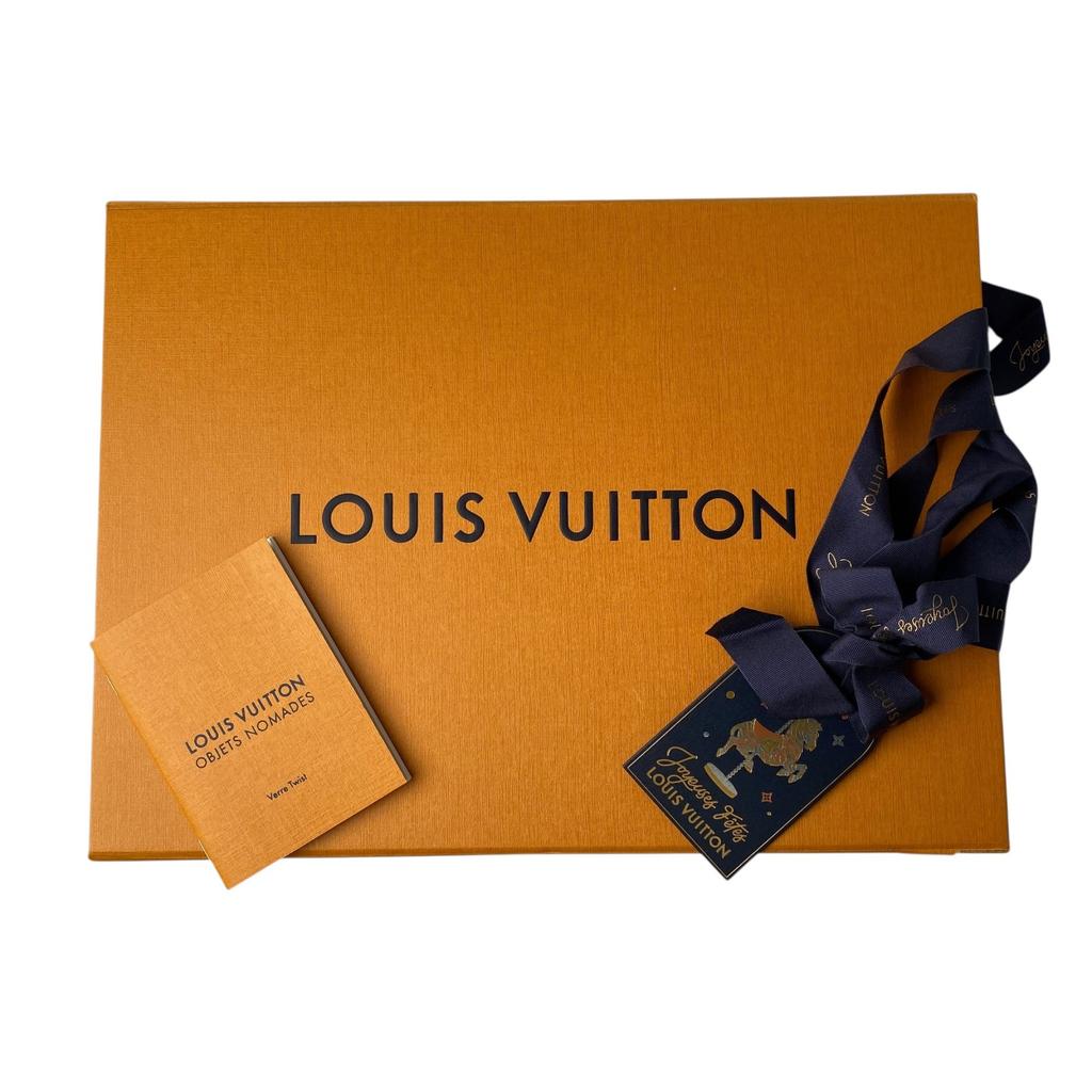 Used LOUIS VUITTONTableware Green system Glass unisex