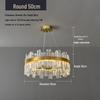 Nordic Luxury Italian Minimalist Crystal Chandelier for Living and Dining Room