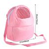 Pet Carrier Hamster Rat Hedgehog Rabbit Ferret Sleeping Outgoing Travel Packet Bag (Pink)