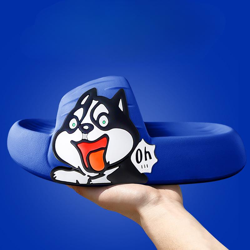 Модные летние тапочки унисекс из ЭВА для женщин с толстой подошвой — фото 13