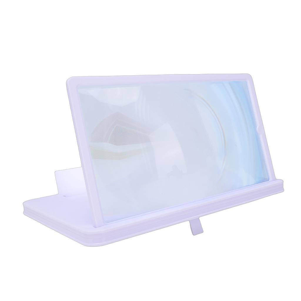 14 Mobile Phone Screen Magnifier Foldable Phone Stand with Screen Amplifiers for Movies Videos White