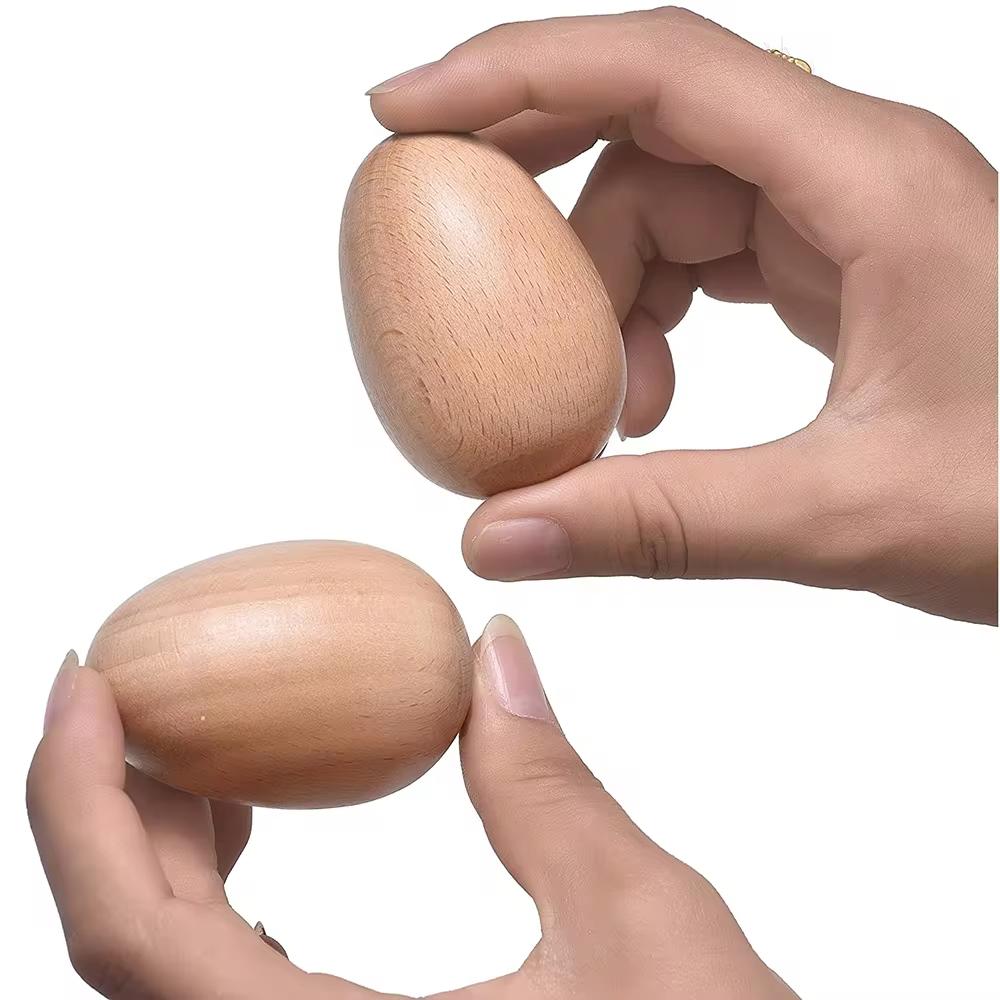1Pcs Wooden Woven Sewing Eggs Creative Wooden Crafts Repair Tools Sewing Accessories