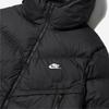 Nike Giubbotto con cappuccio e tasca con cerniera e logo a contrasto, da uomo, nero, DV1132-010