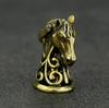 Kaimed Horse Brass Brass Guardian Bell Chess Amulet Key Holder Harley Rider Traffic Safety